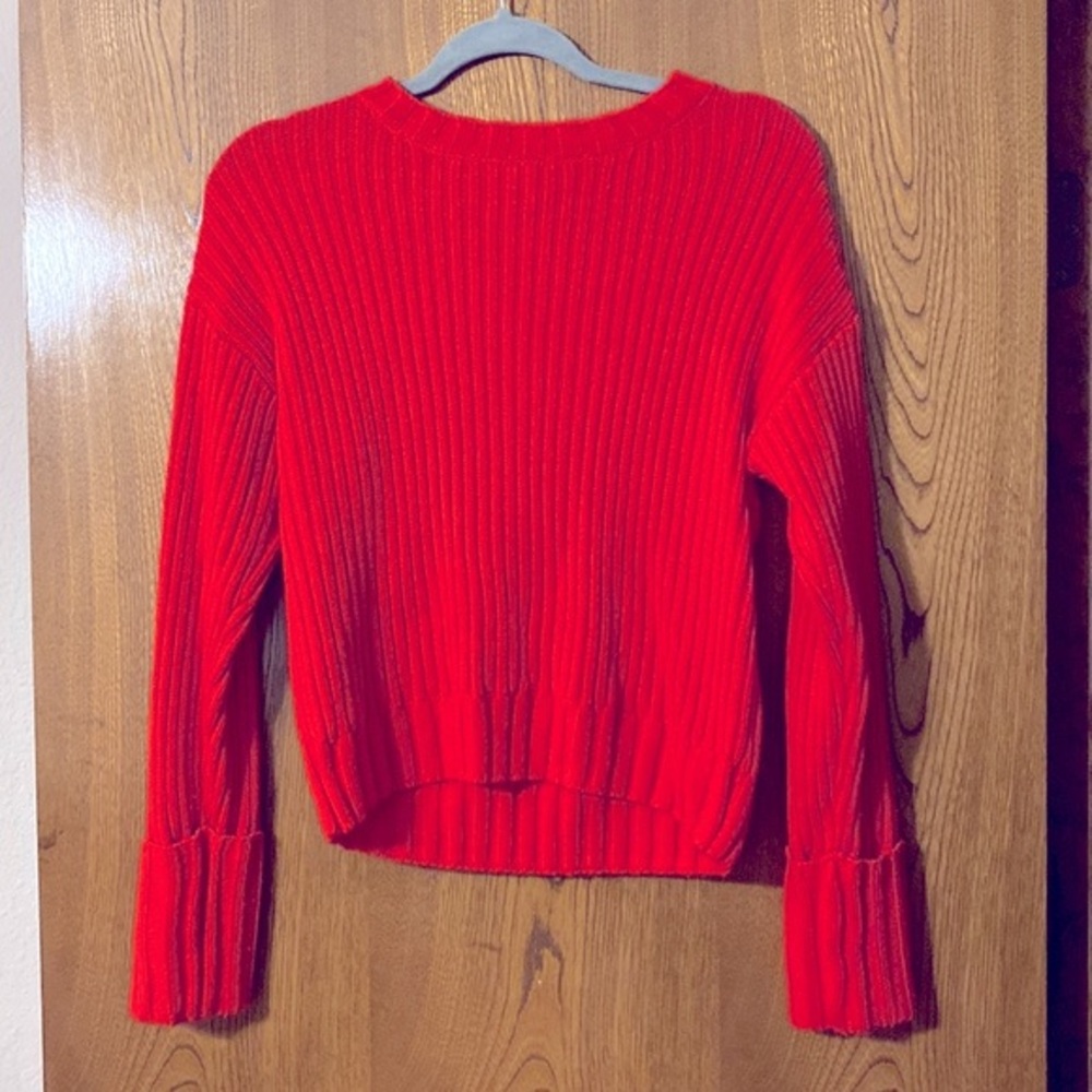 Nine West Red Knit Sweater size XS